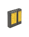 DeLOCK cable tester RJ45 / RJ12 + port finder (black) - nr 7