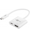 goobay USB-C adapter HDMI 4k60Hz + PD (white) - nr 6