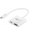 goobay USB-C adapter HDMI 4k60Hz + PD (white) - nr 3