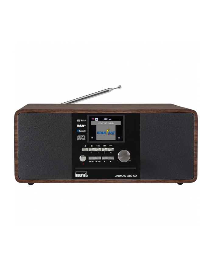 Imperial DABMAN i200 CD, radio (wood / black, WLAN, Bluetooth, DAB +, FM) główny