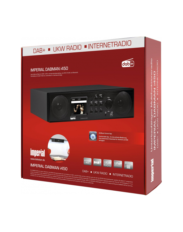 Imperial DABMAN i450 radio black główny