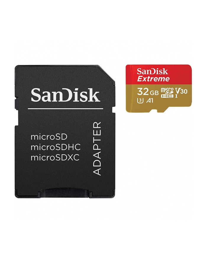 SanDisk Extreme 32 GB microSDXC, memory card (UHS-I U3, C10, V30, A2) główny