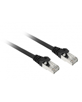 Sharkoon patch network cable SFTP, RJ-45, with Cat.7a raw cable (black, 1 meter)