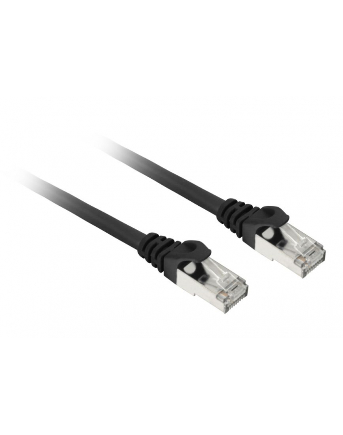 Sharkoon patch network cable SFTP, RJ-45, with Cat.7a raw cable (black, 10 meters) główny