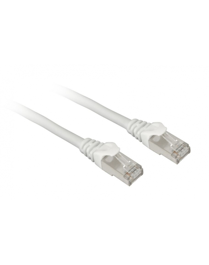 Sharkoon patch network cable SFTP, RJ-45, with Cat.7a raw cable (white, 50cm) główny