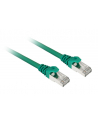 Sharkoon patch network cable SFTP, RJ-45, with Cat.7a raw cable (green, 50cm) - nr 1