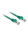 Sharkoon patch network cable SFTP, RJ-45, with Cat.7a raw cable (green, 50cm) - nr 2