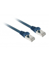 Sharkoon patch network cable SFTP, RJ-45, with Cat.7a raw cable (blue, 50cm) - nr 1