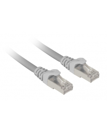Sharkoon patch network cable SFTP, RJ-45, with Cat.7a raw cable (grey, 1 meter)