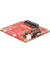 DeLOCK converter USB Micro-B + 5Pin USB> mSATA, adapter (red) - nr 3