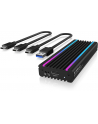ICY BOX IB-1824ML-C31, drive housing (black, RGB lighting) - nr 8