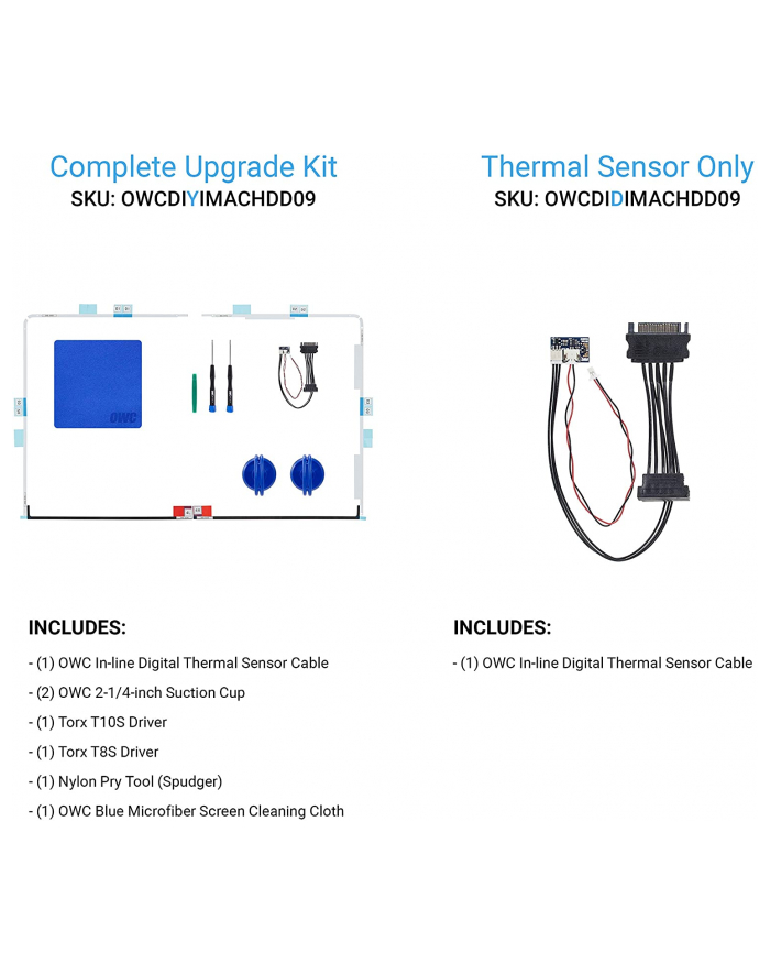 OWC In-line Digital Thermal Sensor, temperature sensor (for iMac 2009-2010) główny