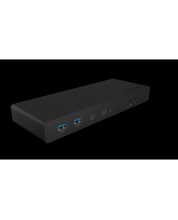 ICY BOX IB-DK2245AC, docking station (gray, USB-C, HDMI, DisplayPort)