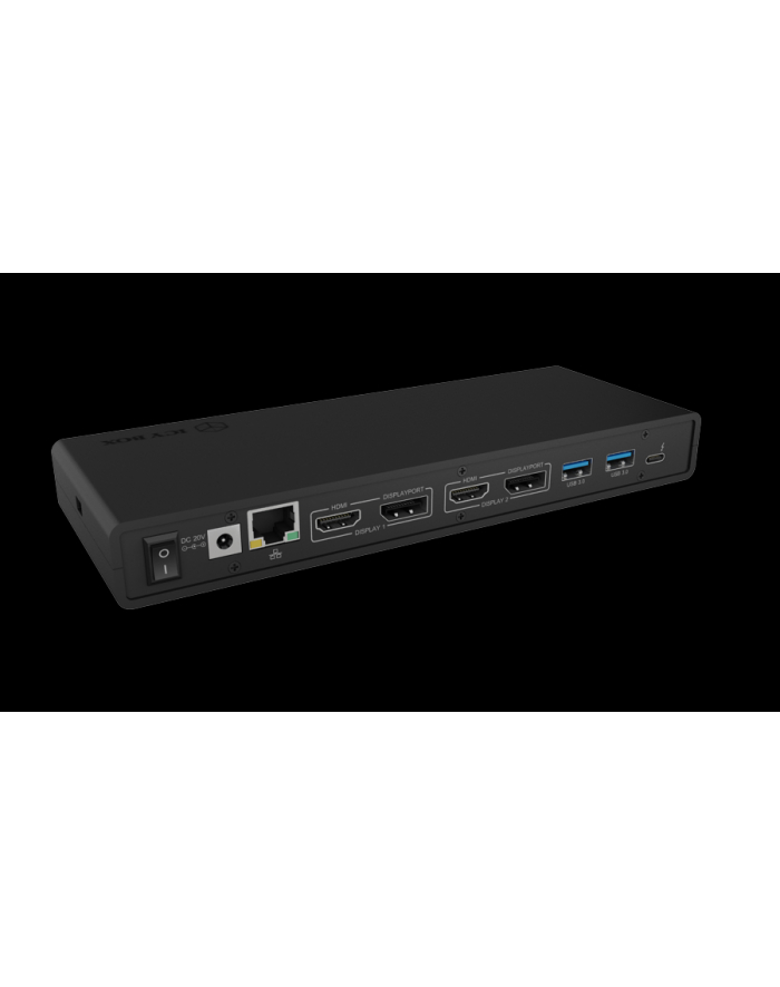ICY BOX IB-DK2245AC, docking station (gray, USB-C, HDMI, DisplayPort) główny