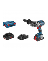 bosch powertools Bosch cordless hammer drill GSB 18 V-110 C Professional, 18Volt (blue / black, L-BOXX, 2x battery ProCORE18V 4.0Ah) - nr 1