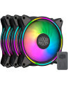 Cooler Master MasterFan MF120 HALO 3in1, case fan (black / transparent, pack of 3, incl.RGB controller) - nr 10
