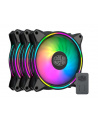 Cooler Master MasterFan MF120 HALO 3in1, case fan (black / transparent, pack of 3, incl.RGB controller) - nr 9