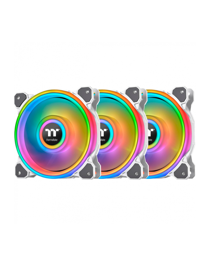 Thermaltake Riing Quad 14 RGB Radiator Fan TT Premium Edition 3 Pack, case fan (white, set of 3, 1x controller) główny