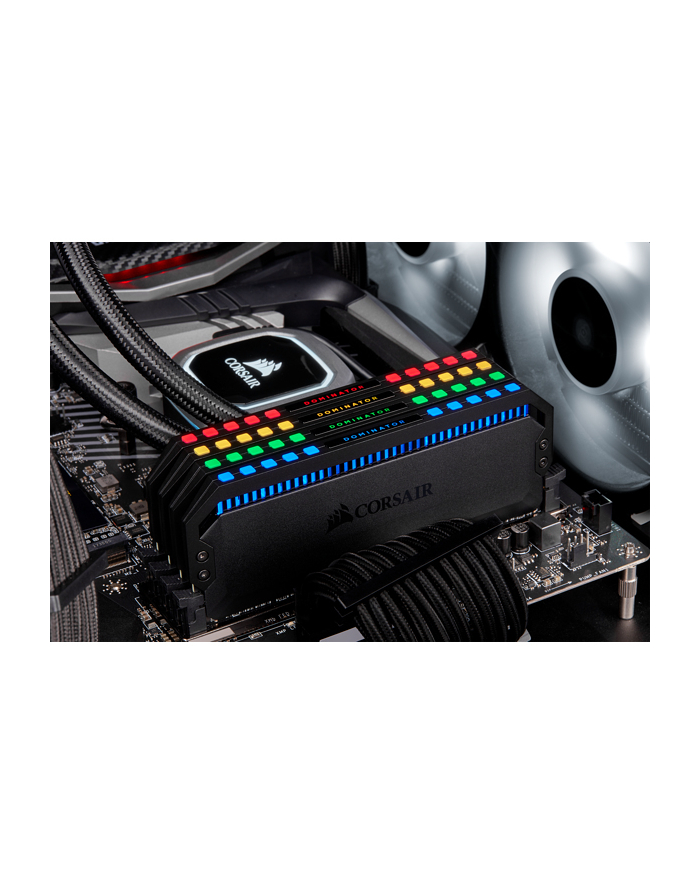 Corsair DDR4 - 128 GB -3600 -CL - 16 - Quad-Kit, Dominator Platinum RGB (black, CMT128GX4M4C3200C16) główny