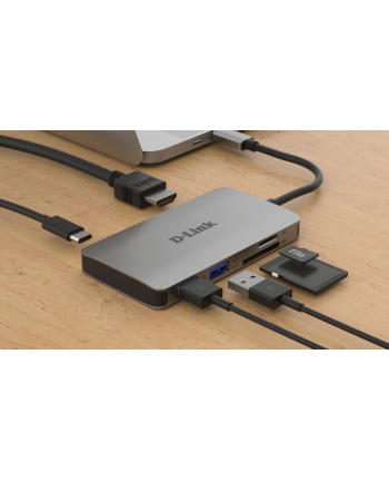 D-Link DUB-M610 USB 3.0 Hub 6 Port USB-C Hub (HDMI, SD, mSD, USB-C)