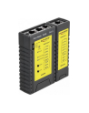 DeLOCK cable tester RJ45 / RJ12 + port finder (black) - nr 24