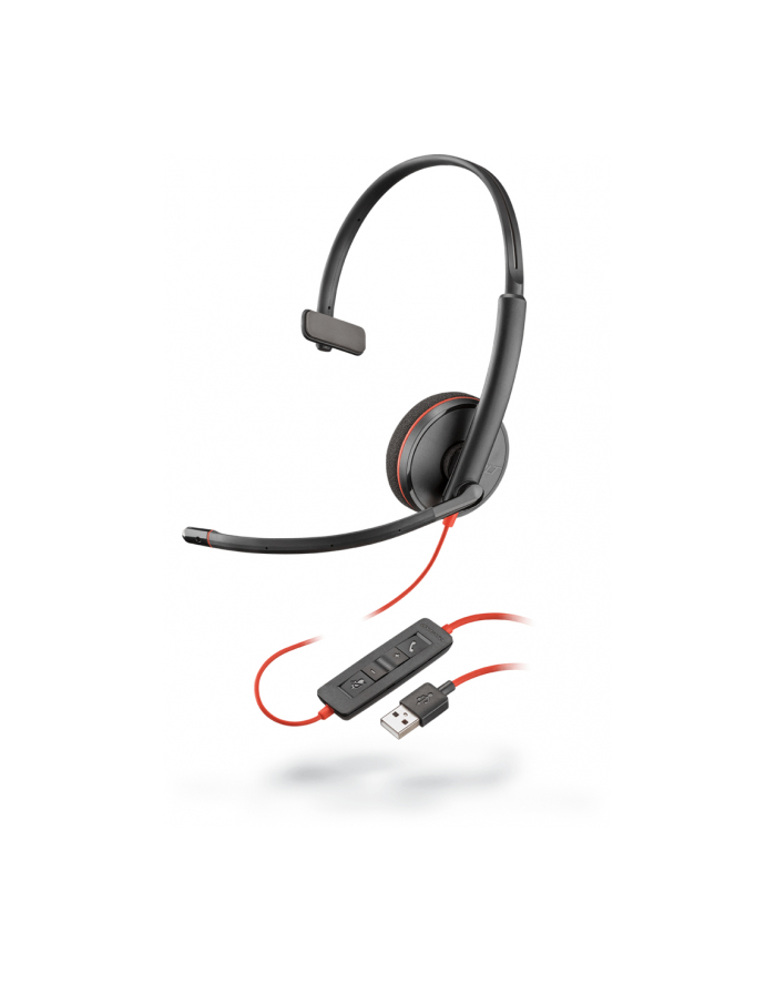 Plantronics Blackwire 3210, headset (black, USB, mono) główny