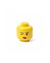 Room Copenhagen LEGO Storage Head ''Whinky'', mini, storage box (yellow) - nr 1