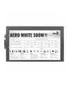 Aerocool AERO 80+ White 500W, PC power supply (black, 2x PCIe) - nr 21