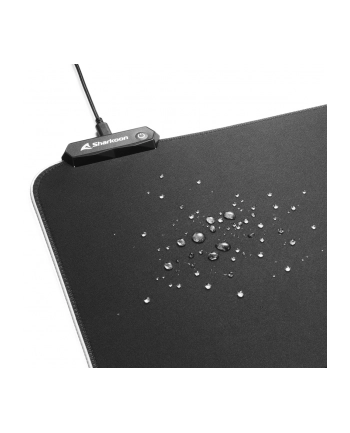 Sharkoon 1337 RGB V2 Gaming Mat 900, gaming mouse pad (black)