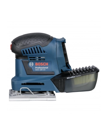 bosch powertools Bosch cordless orbital sander GSS 18V-10 Professional (blue, L-BOXX, without battery and charger)