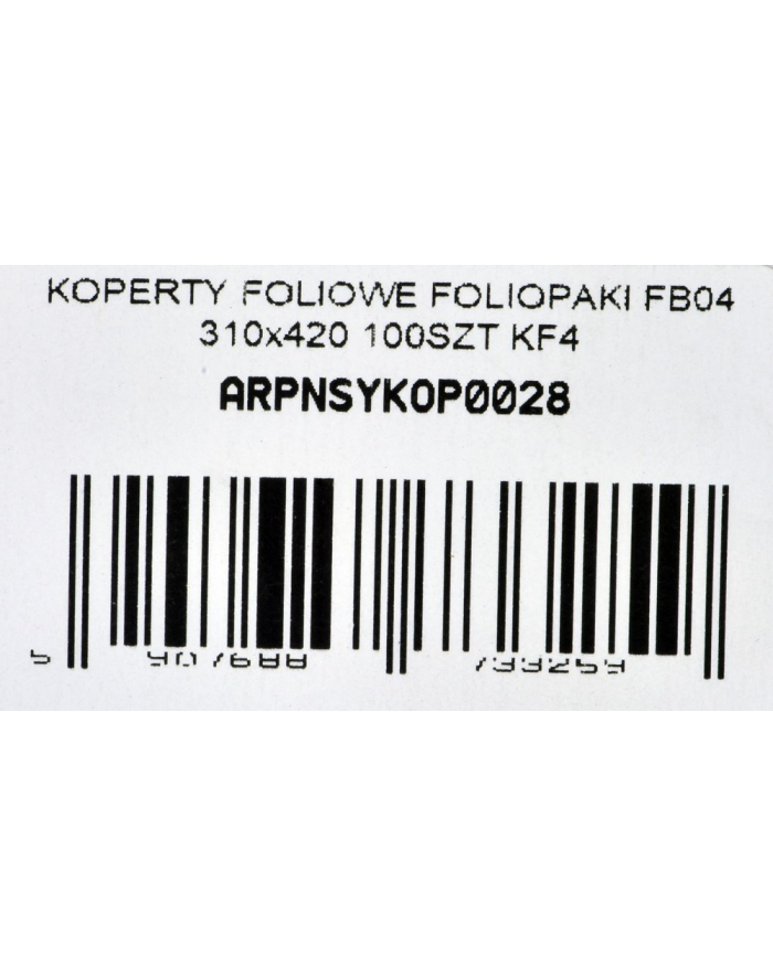 KOPERTY FOLIOWE FOLIOPAKI FB04 310X420 100SZT KF4 główny