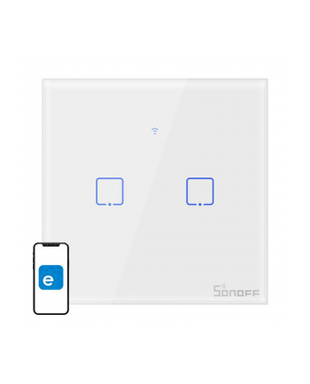 SONOFF IM190314010 WŁĄCZNIK ŚWIATŁA DWUKANAŁOWY T0