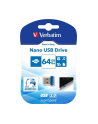 VERBATIM PENDRIVE 64GB NANO STORE USB 3.0 98711 - nr 22
