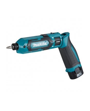 Makita cordless impact screwdriver TD022DSE 7.2Volt (blue / black, 2x Li-ion battery 1.5Ah)