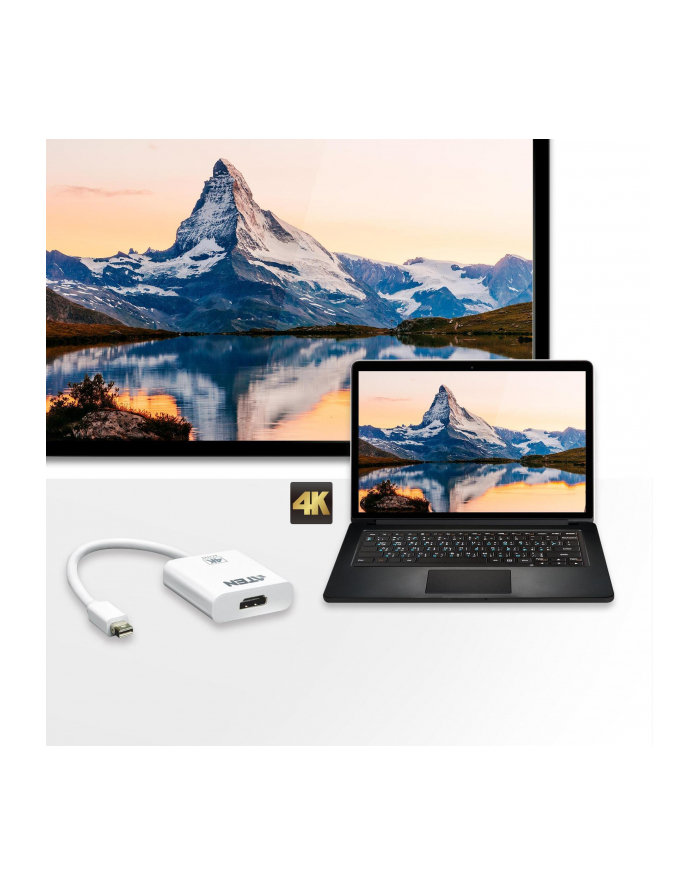 ATEN ADAPTER AKTYWNY VC981-AT MINI DISPLAYPORT - 4K główny