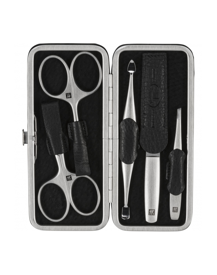 Zestaw do manicure ZWILLING 97061-004-0 Twinox – czarne  skórzane etui  5 elementów główny