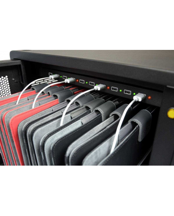 Stacja ładująca PORT DESIGNS na 30 tabletów 901955 (Fast charge  UV lamp  secure lock  silent cooling)