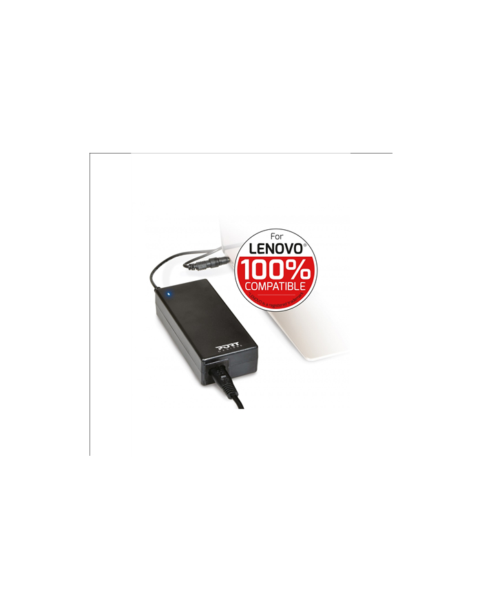 Zasilacz do laptopa PORT DESIGNS 90007-LE (19V; 90W; dedykowany LENOVO) główny