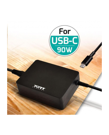 Zasilacz PORT DESIGNS USB-C 900098 (90W  uniwersalny)