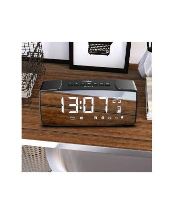 GREENBLUE RADIOBUDZIK BLUETOOTH 42  FM  AUX-IN  6W  TEMPERATURA  ALARM  ZEGAR  AKUMULATOR 2200MAH GB200