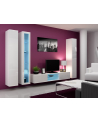 cama meble Witryna VIGO szkło'180' 180/40/30 biały/biały poł - nr 12