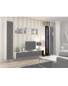 cama meble Witryna VIGO szkło'180' 180/40/30 biały/czarny poł - nr 10