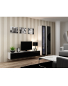 cama meble Witryna VIGO szkło'180' 180/40/30 biały/czarny poł - nr 15
