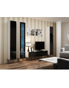 cama meble Witryna VIGO szkło'180' 180/40/30 biały/czarny poł - nr 20