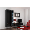 cama meble Witryna VIGO szkło'180' 180/40/30 czarny/czarny poł - nr 6