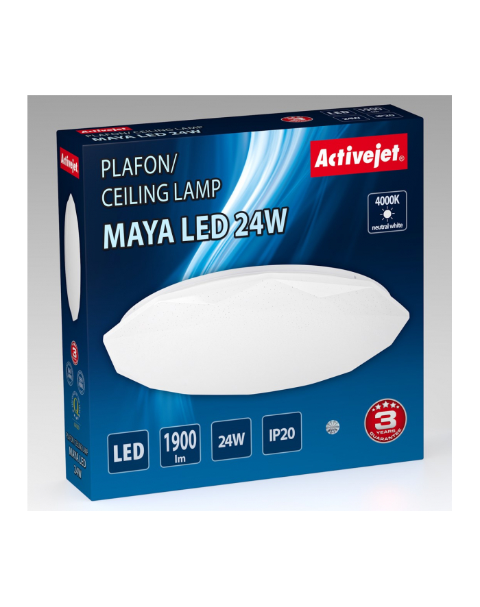 Plafon LED Activejet AJE-MAYA 24W główny