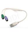ADAPTER USB -> 2x PS/2 (USB A-M -> 2x 6PIN F) - nr 10