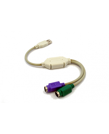 ADAPTER USB -> 2x PS/2 (USB A-M -> 2x 6PIN F) nr 1