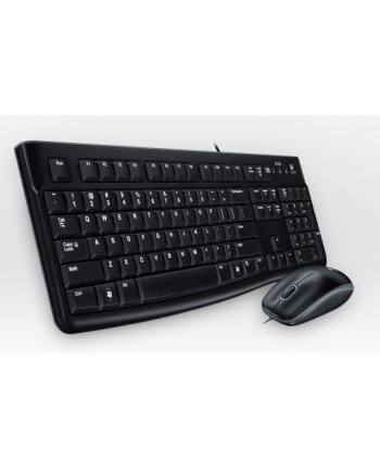 Klawiatura + mysz LOGITECH MK120 Desktop (920-002563) US, USB, czarna