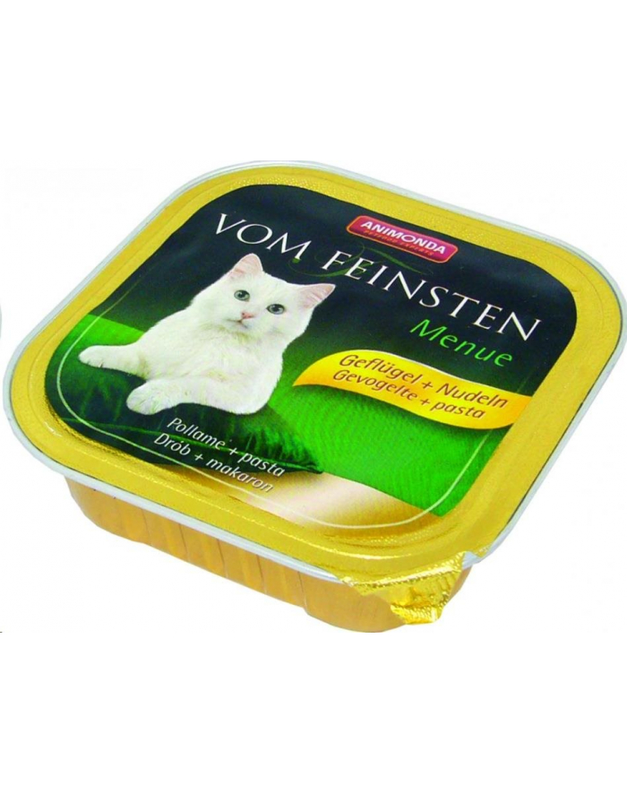ANIMONDA Vom Feinsten Menue Cat smak: drób z makaronem 100g główny